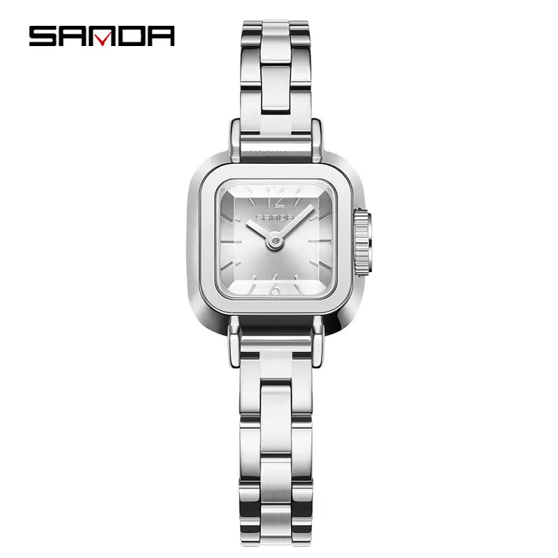 Sanda Rose Gold Square Quartz Watch for Women - Image 11