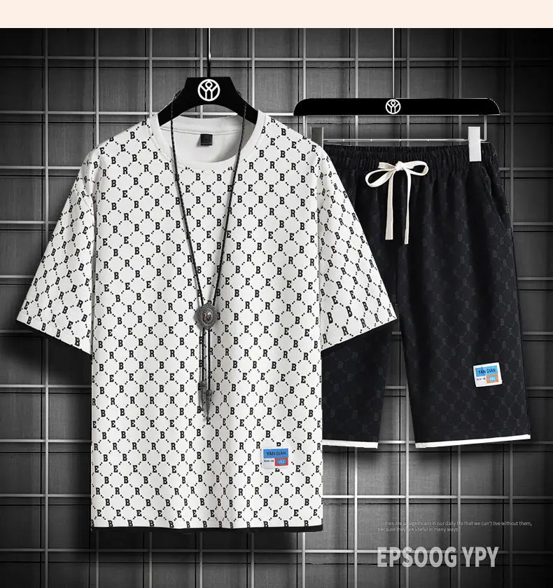Men's Full Print Casual Suit Gray Bomber Style — feature 12