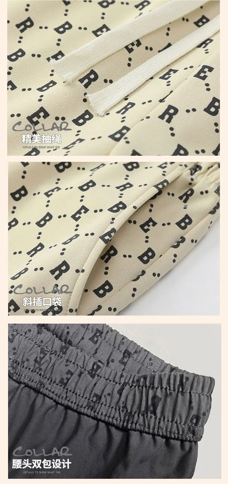 Men's Full Print Casual Suit Gray Bomber Style — feature 20