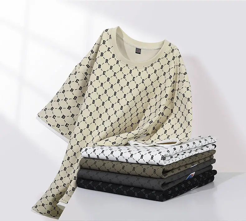 Men's Full Print Casual Suit Gray Bomber Style — feature 3