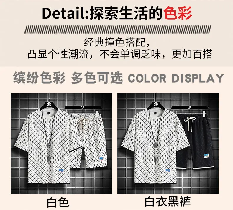 Men's Full Print Casual Suit Gray Bomber Style — feature 9