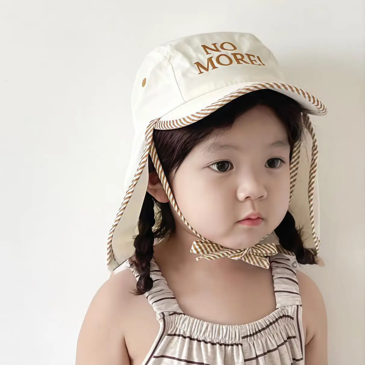 Qiunan Kids Baseball Cap Sunscreen Shawl Cap - Image 3