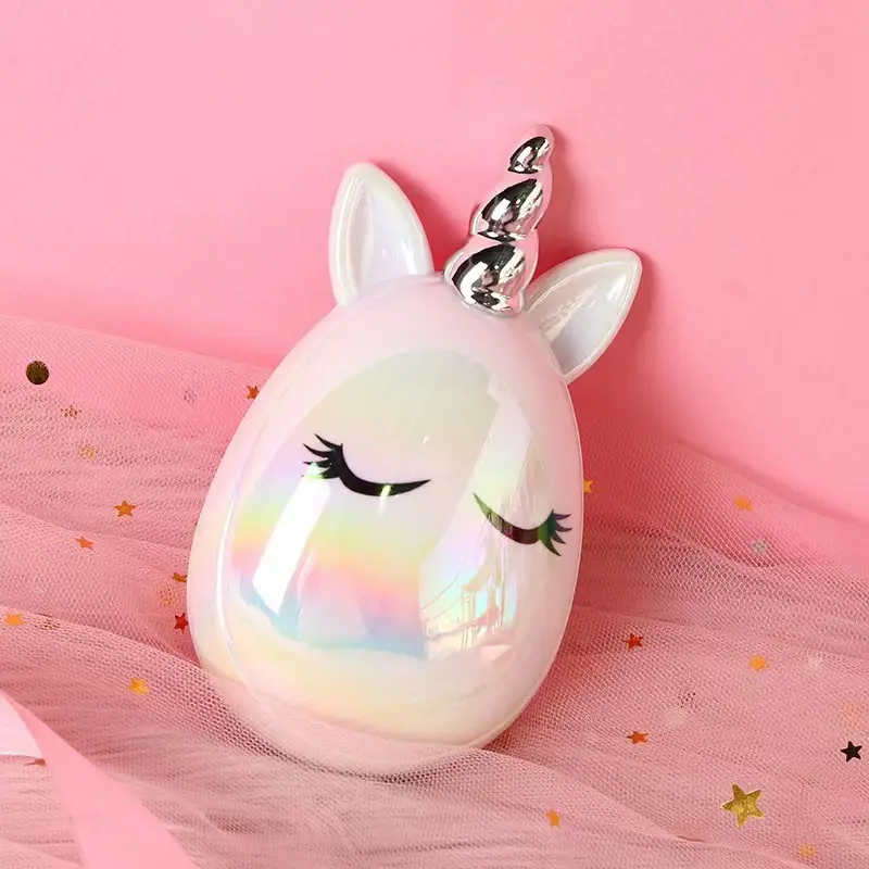 Cute Unicorn Hair Comb for Girls Pink White - Image 2