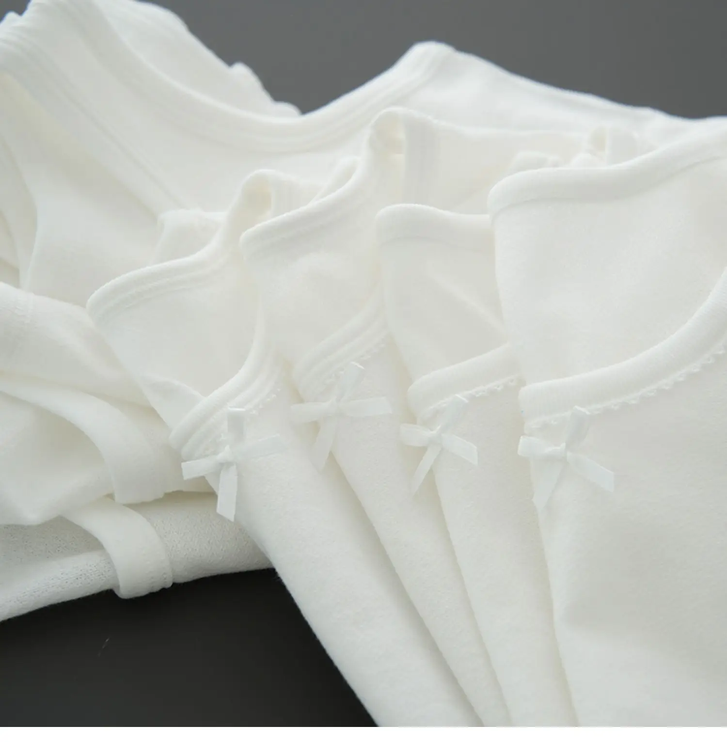 White Cotton Two-Piece Tank Top Set Large — feature 10