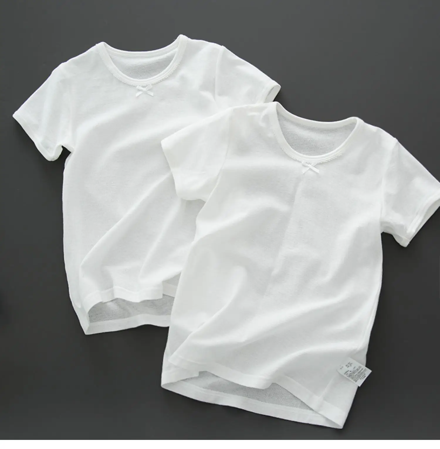 White Cotton Two-Piece Tank Top Set Large — feature 11