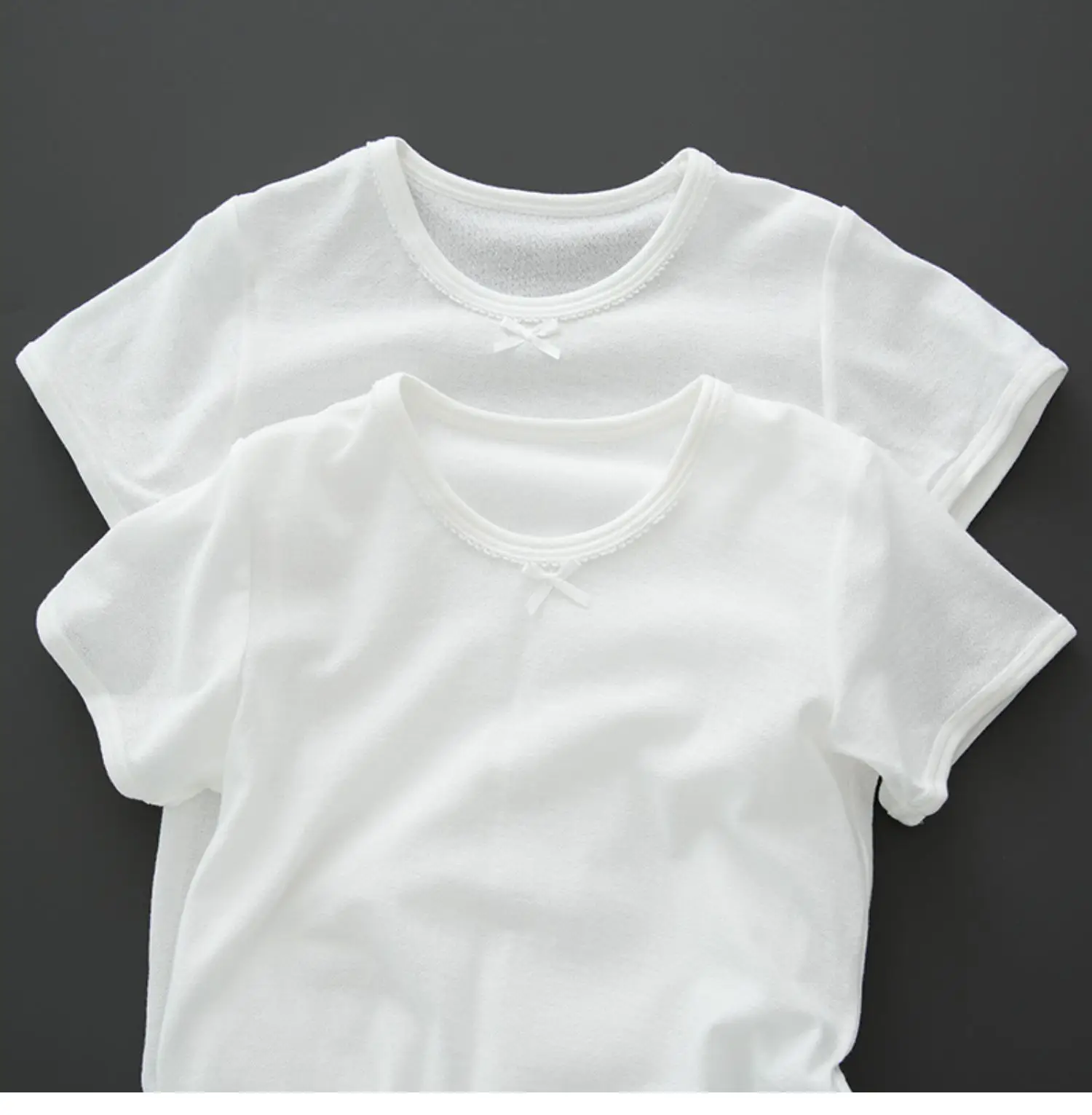 White Cotton Two-Piece Tank Top Set Large — feature 12
