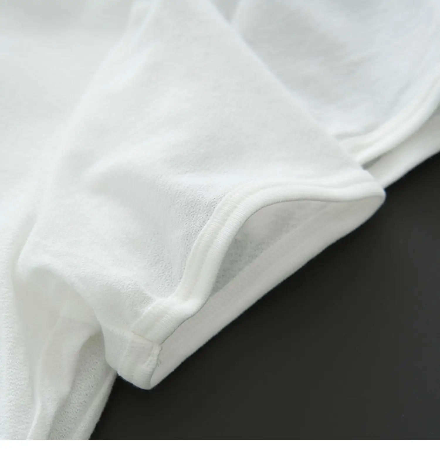 White Cotton Two-Piece Tank Top Set Large — feature 15