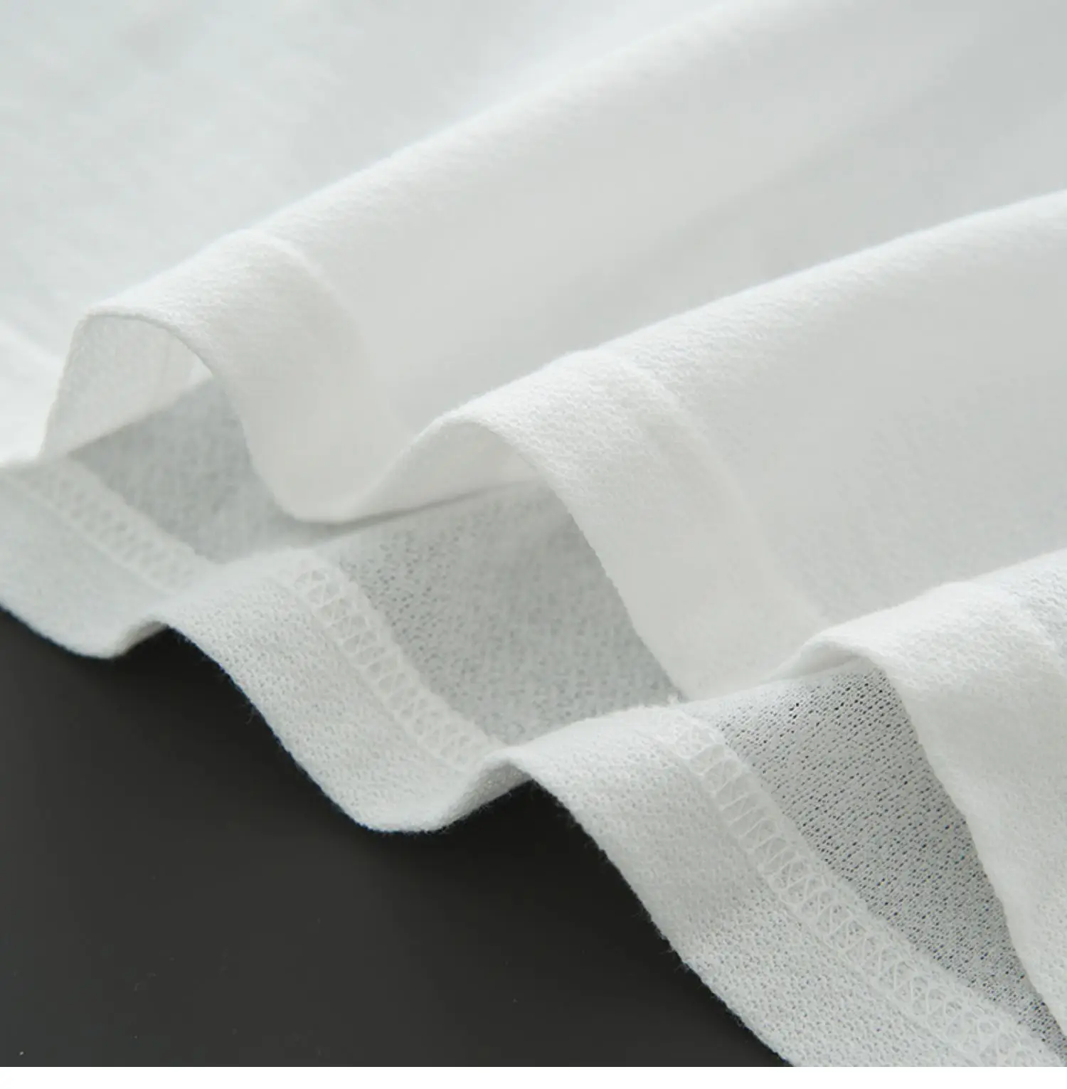 White Cotton Two-Piece Tank Top Set Large — feature 16