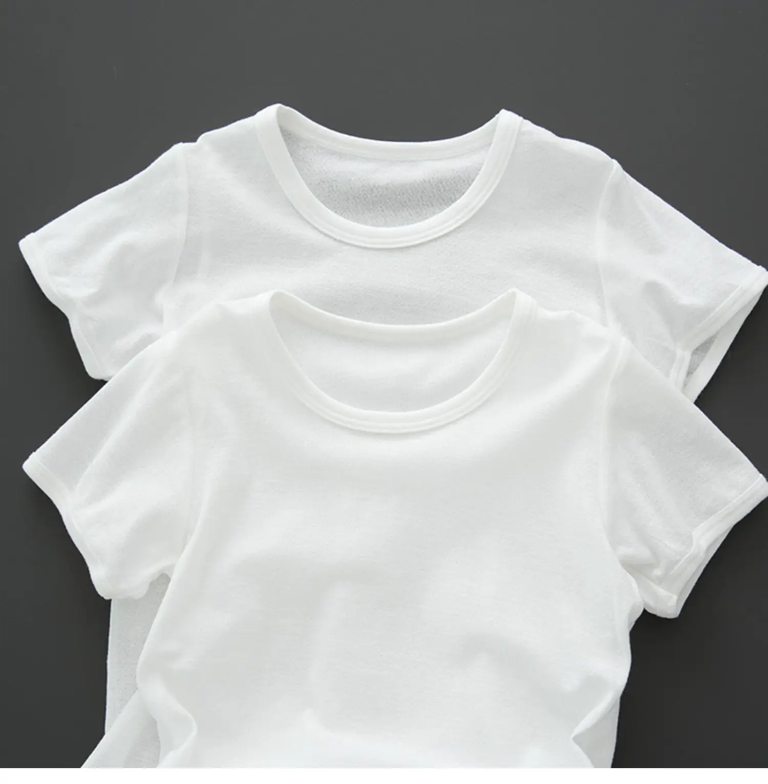 White Cotton Two-Piece Tank Top Set Large — feature 25