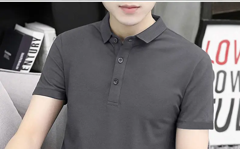 Men's New Summer Polo T-Shirt Multi Color — feature 1