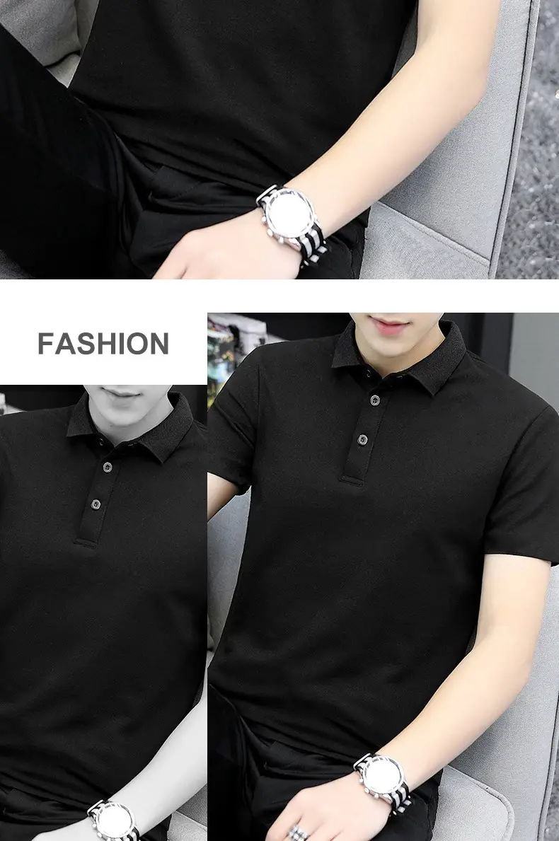 Men's New Summer Polo T-Shirt Multi Color — feature 10