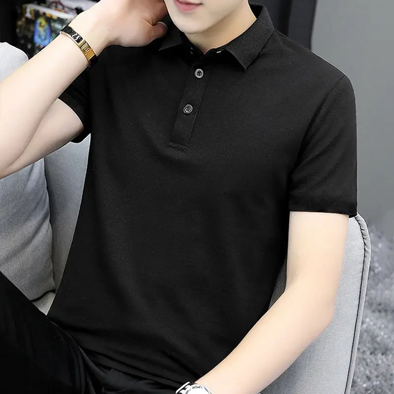 Men's New Summer Polo T-Shirt Multi Color