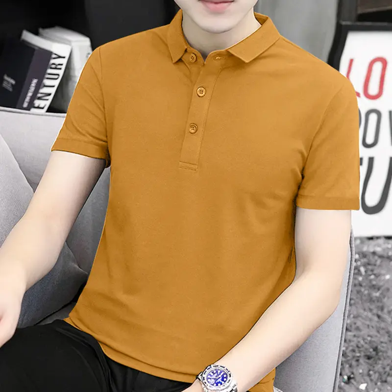 Men's New Summer Polo T-Shirt Multi Color