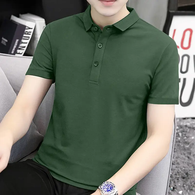 Men's New Summer Polo T-Shirt Multi Color