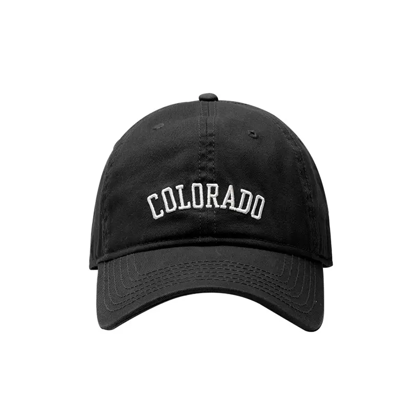 Men's Black Colorado Cap with Enameled Logo - Image 10