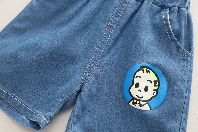 Children Cotton Graphic Shorts Suit Summer Boys — feature 15