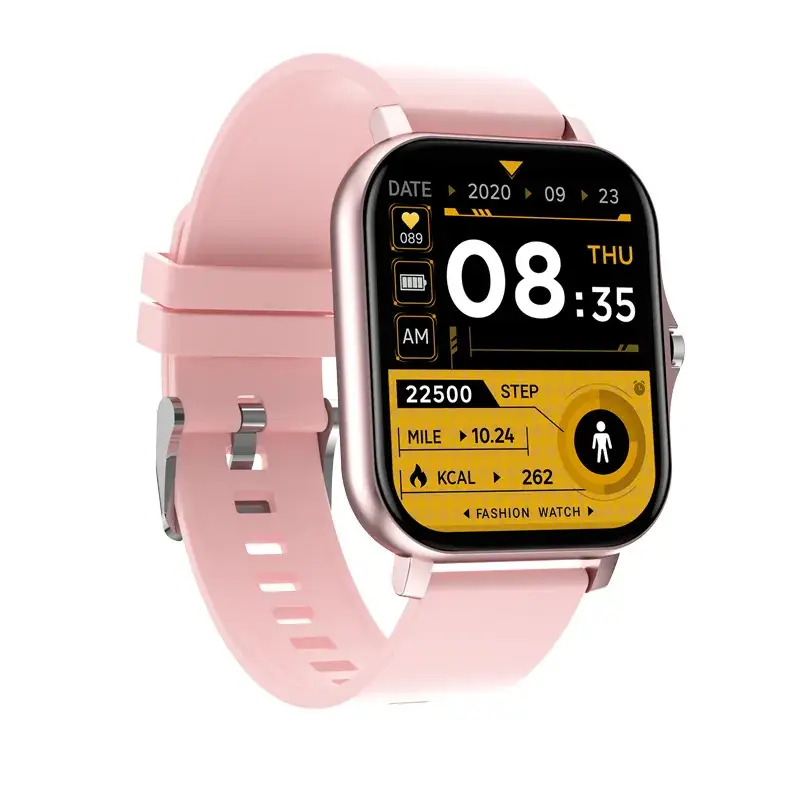 Gold Mesh Smart Watch with Touch Screen & Bluetooth - Image 3