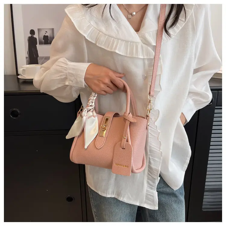Blue Leather Shoulder Messenger Bag for Women 2023 — feature 25