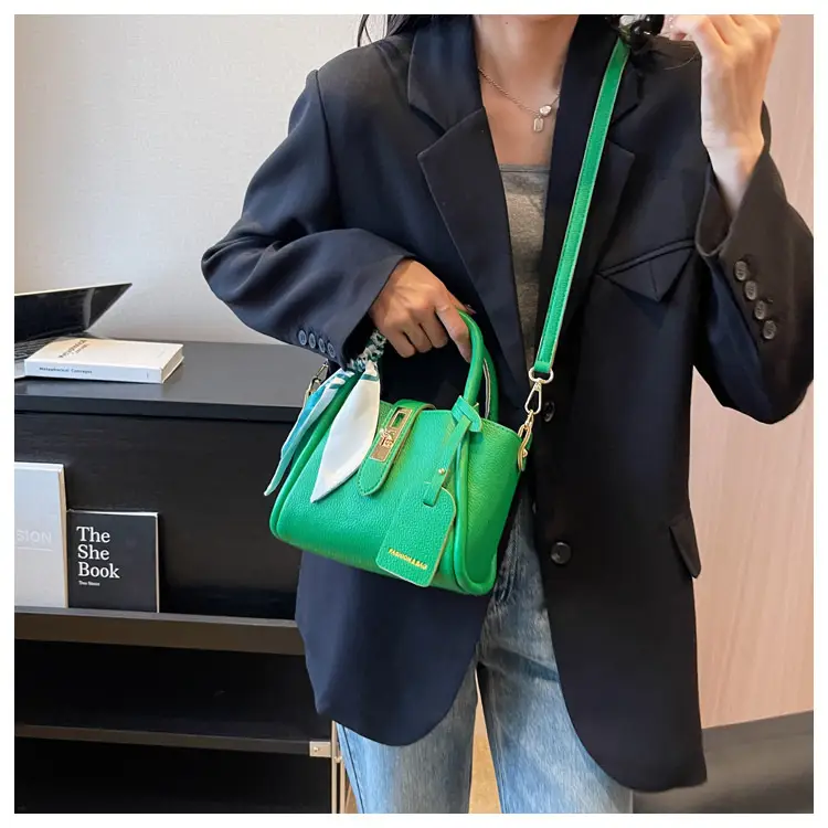Blue Leather Shoulder Messenger Bag for Women 2023 — feature 34