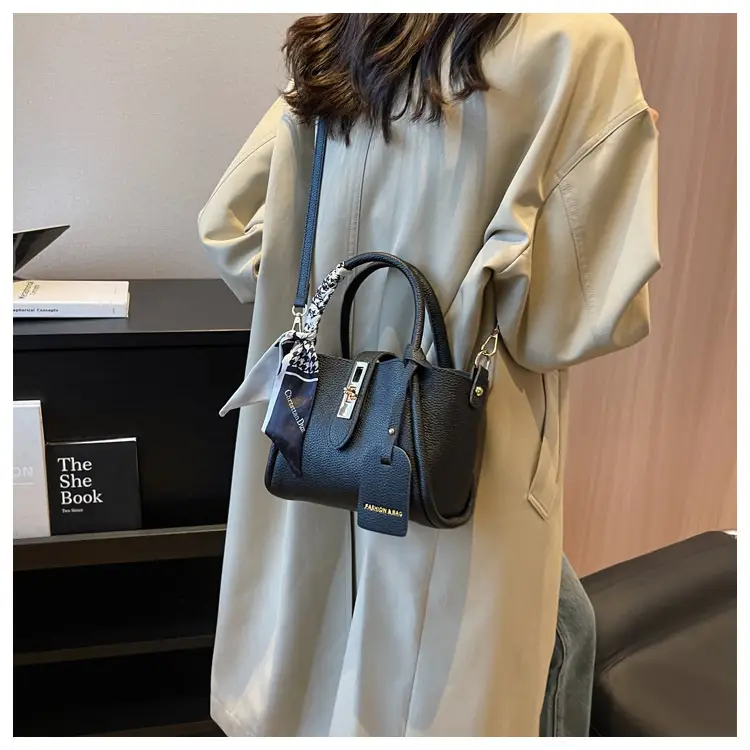 Blue Leather Shoulder Messenger Bag for Women 2023 — feature 41