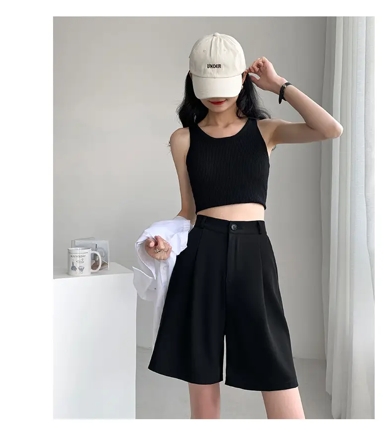 Women's Thin Slimming Shorts with High Waist Design — feature 14