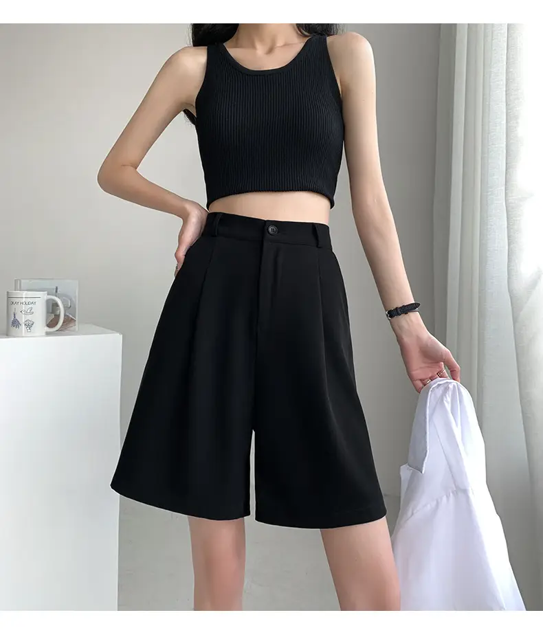 Women's Thin Slimming Shorts with High Waist Design — feature 15