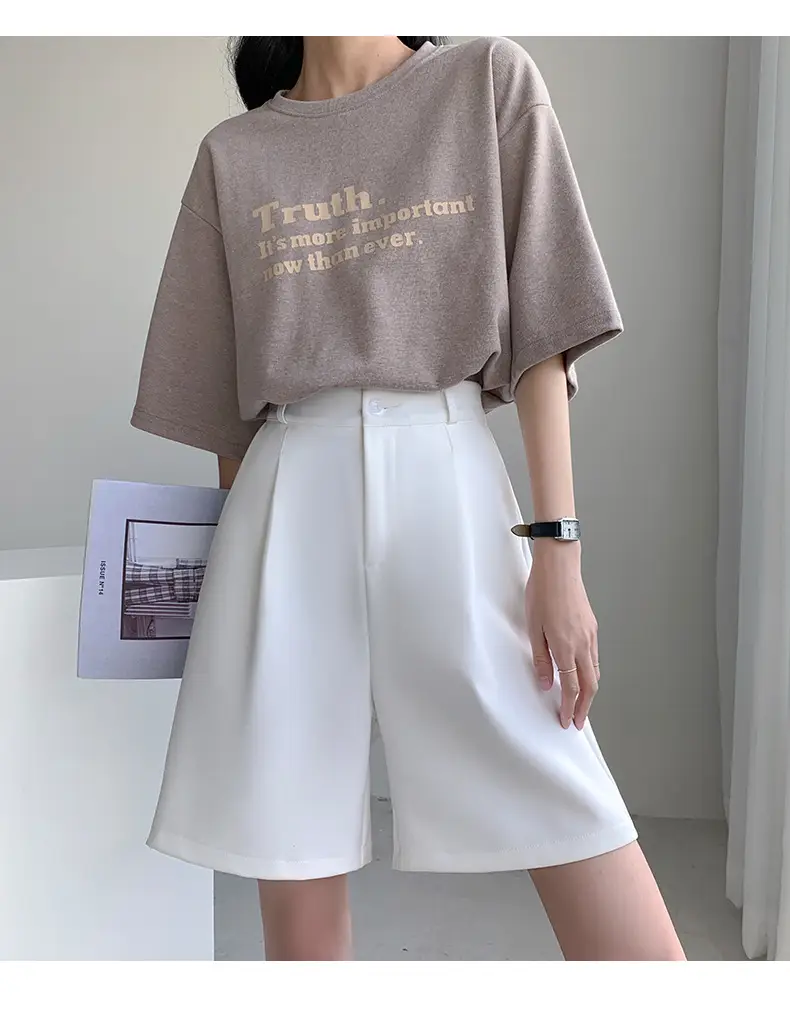 Women's Thin Slimming Shorts with High Waist Design — feature 16