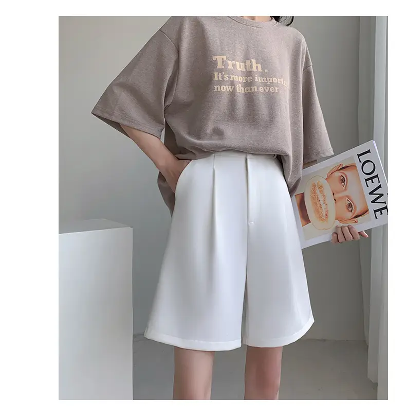 Women's Thin Slimming Shorts with High Waist Design — feature 17