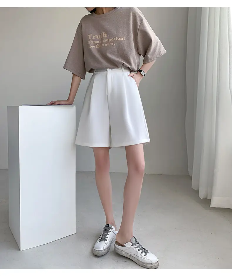 Women's Thin Slimming Shorts with High Waist Design — feature 18