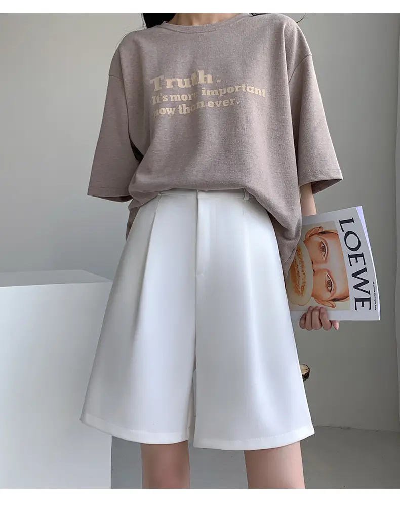 Women's Thin Slimming Shorts with High Waist Design — feature 19
