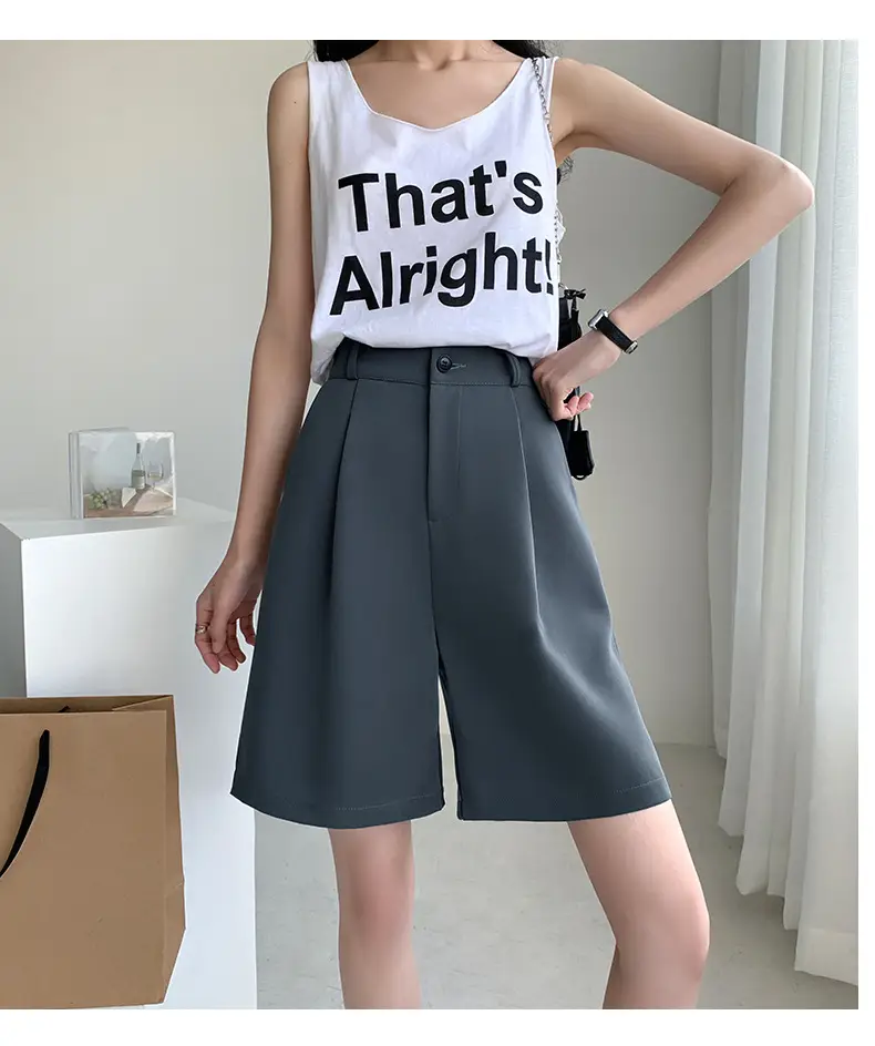 Women's Thin Slimming Shorts with High Waist Design — feature 21