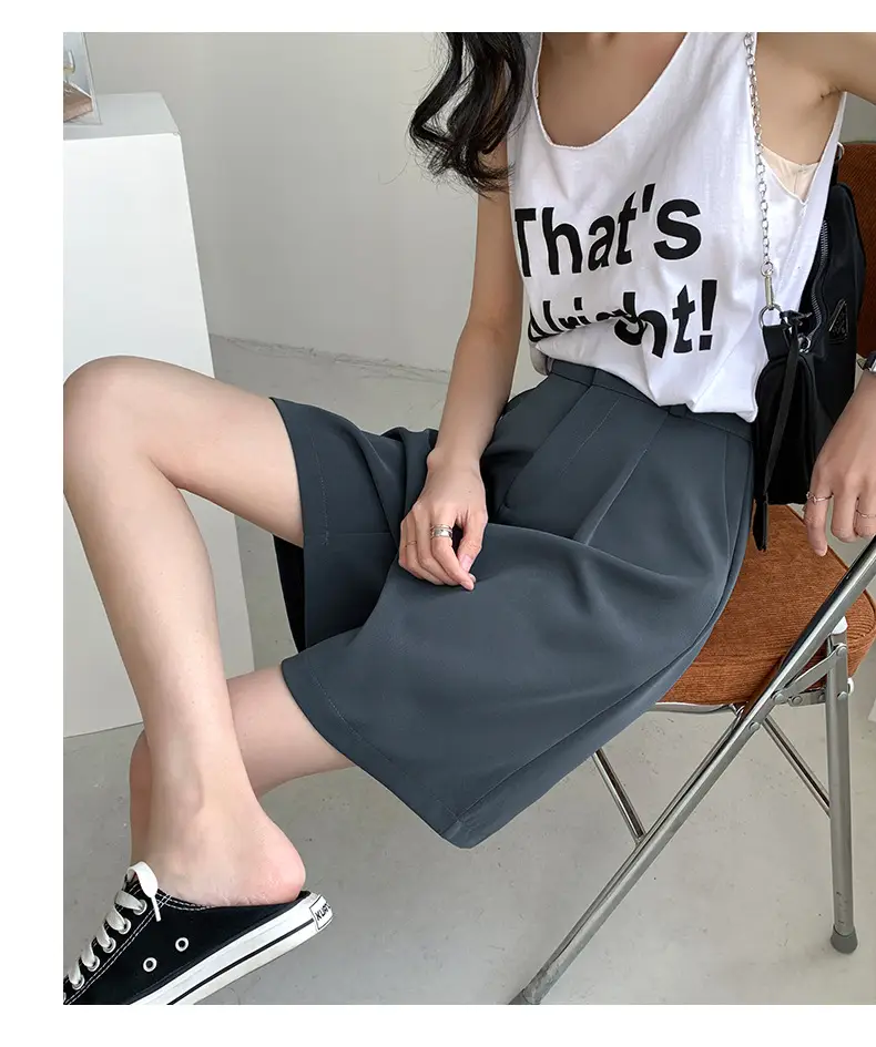 Women's Thin Slimming Shorts with High Waist Design — feature 22
