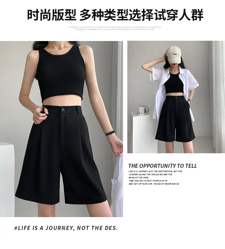 Women's Thin Slimming Shorts with High Waist Design — feature 6