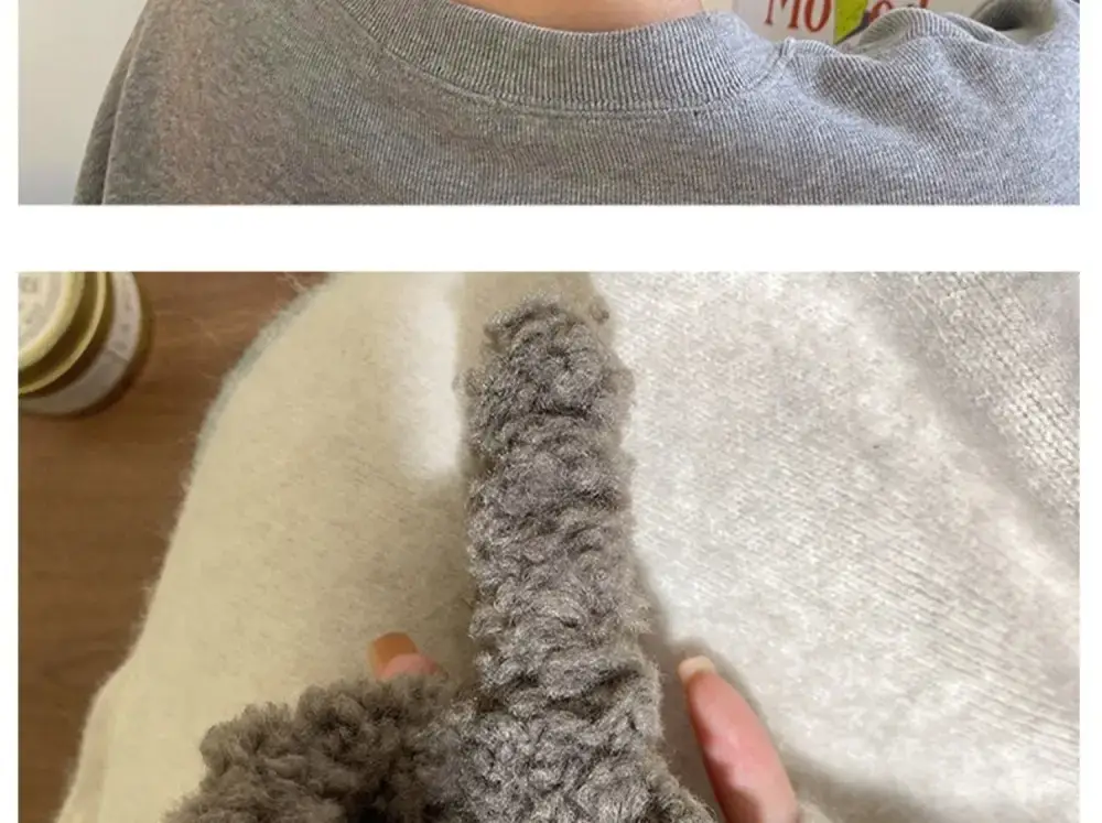 Plush Hair Clip for Women Large Shark Clip Autumn Winter — feature 19