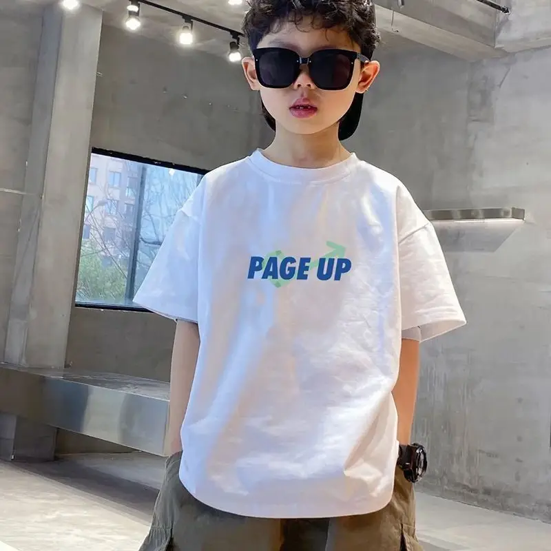 Kids Black T-Shirt Summer 2025 Medium Large — feature 9