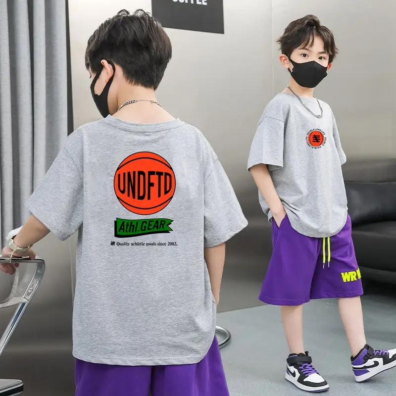 Kids Black T-Shirt Summer 2025 Medium Large - Image 27