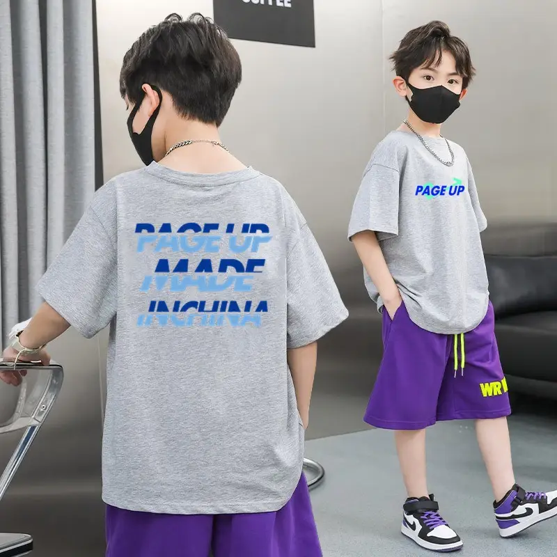 Kids Black T-Shirt Summer 2025 Medium Large - Image 32