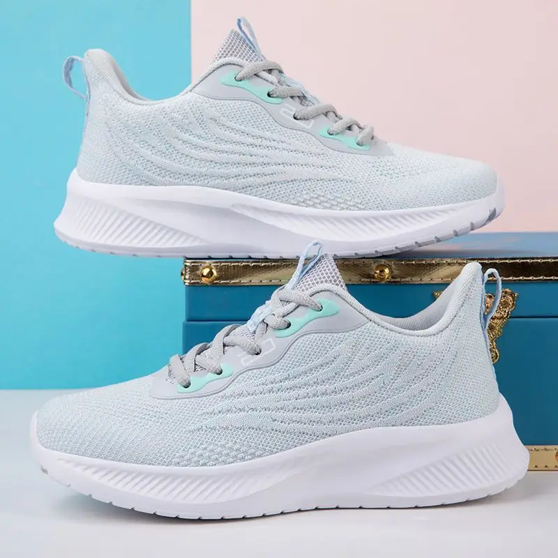 2025 New Autum Sports Shoes Women's Mesh Shoes Foreign Trade Cross-Border Ultra-Light Breathable Non-Slip Running Shoes Dropshipping - Image 4