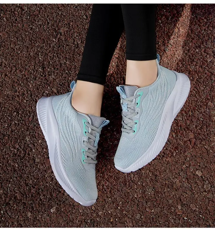 2025 New Autum Sports Shoes Women's Mesh Shoes Foreign Trade Cross-Border Ultra-Light Breathable Non-Slip Running Shoes Dropshipping — feature 20