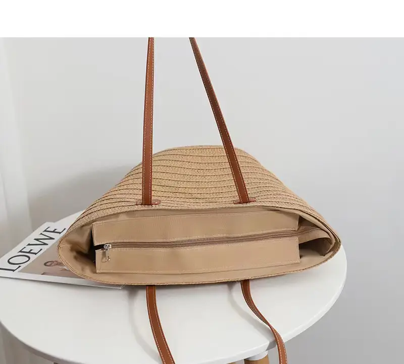 New Summer Straw Woven Shoulder Bag Large Capacity — feature 6