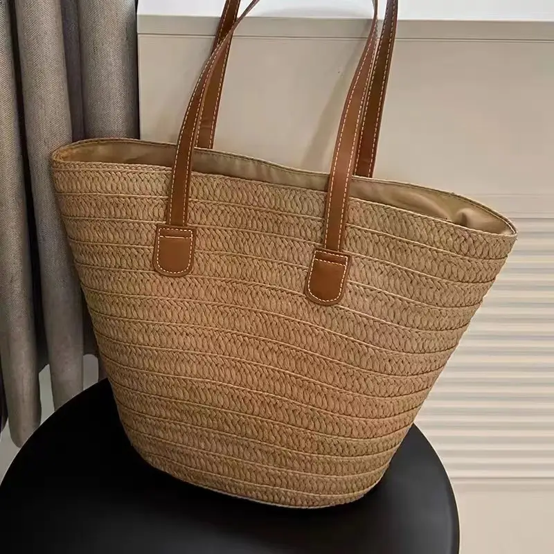 New Summer Straw Woven Shoulder Bag Large Capacity — feature 7