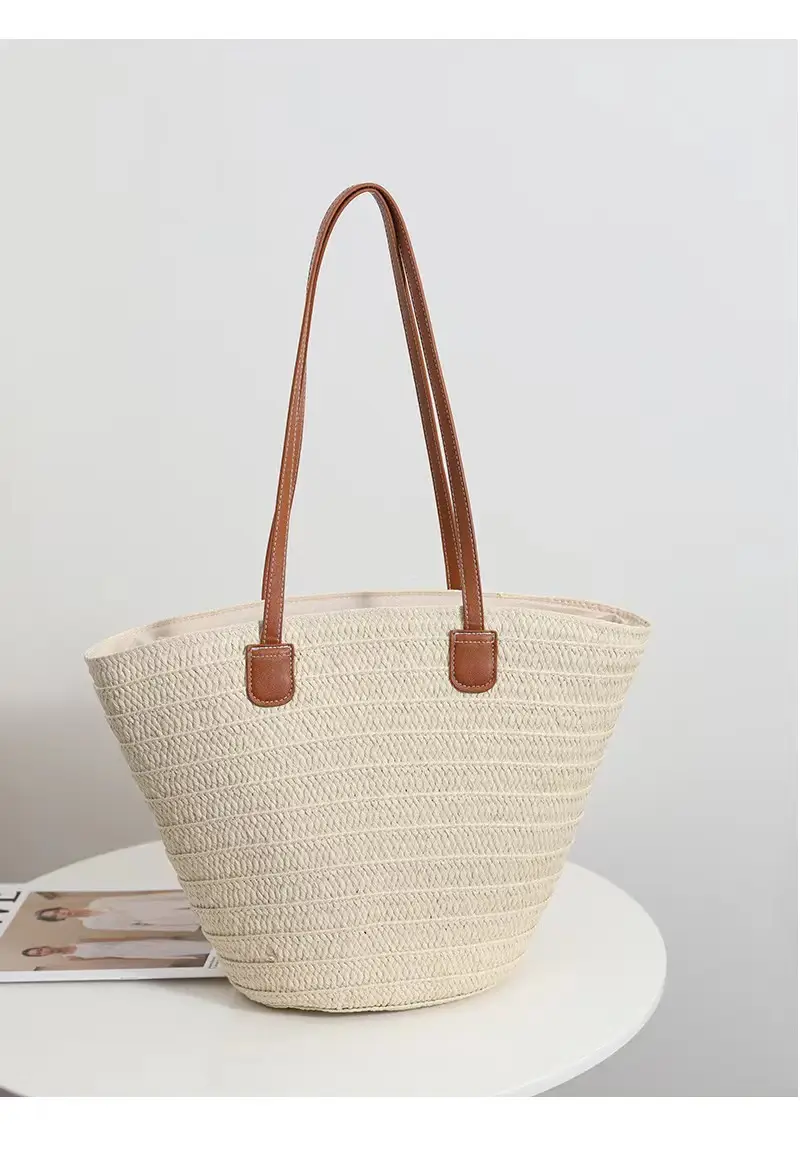 New Summer Straw Woven Shoulder Bag Large Capacity
