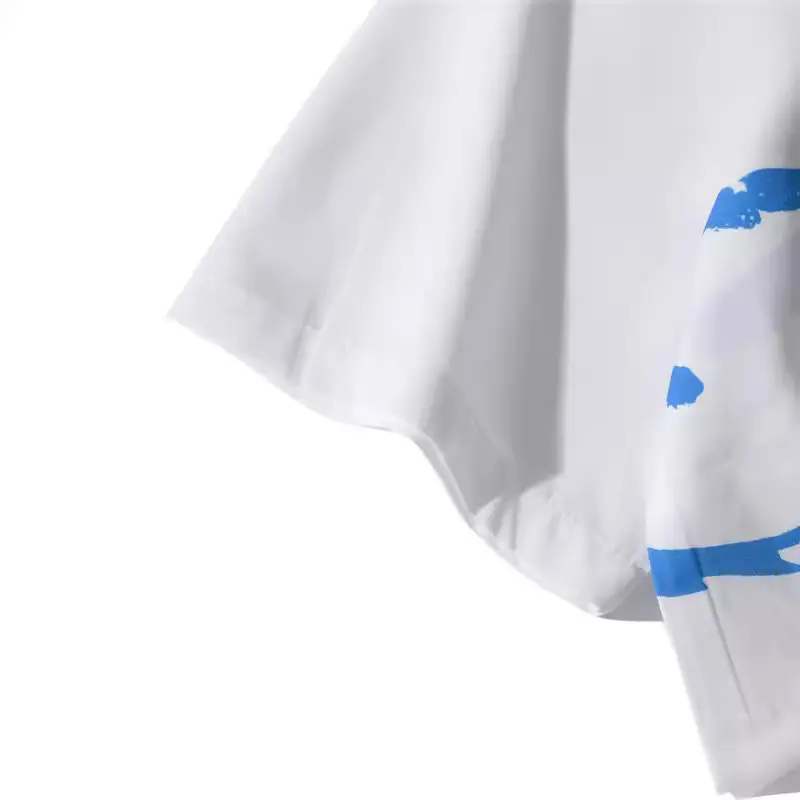 Men's Hawaiian Printed Short Sleeve Shirt White - Image 6