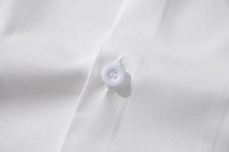Men's Hawaiian Printed Short Sleeve Shirt White — feature 12
