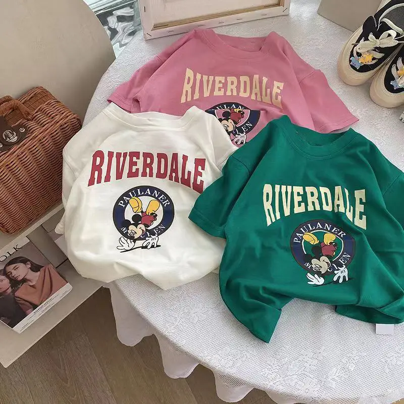 Girls Riverdale T-Shirt Short Sleeve Pure Cotton Summer 2024 — feature 2
