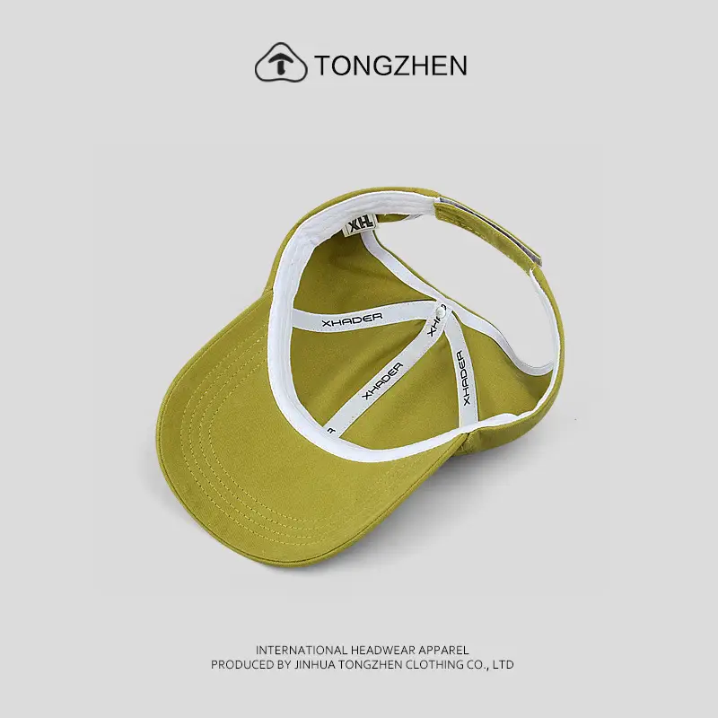 Girls Sun Hat with Logo Green Cap — feature 4