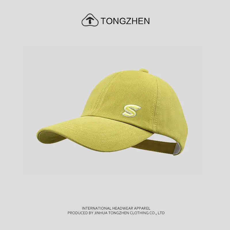 Girls Sun Hat with Logo Green Cap - Image 3