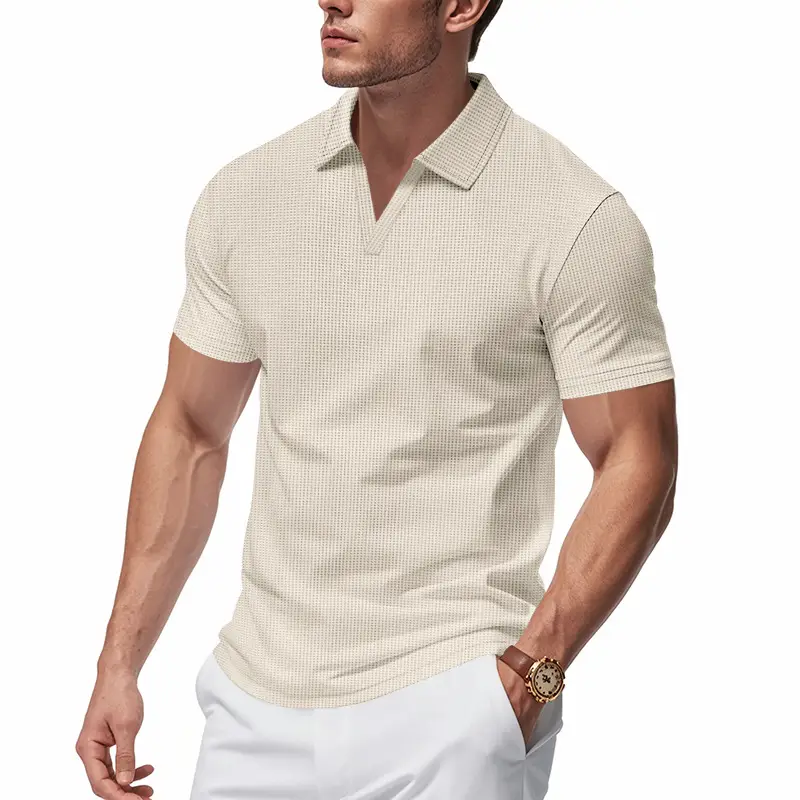Men's 2025 Summer Polo Shirt Loose Casual Sports Jersey Short Sleeve — feature 13