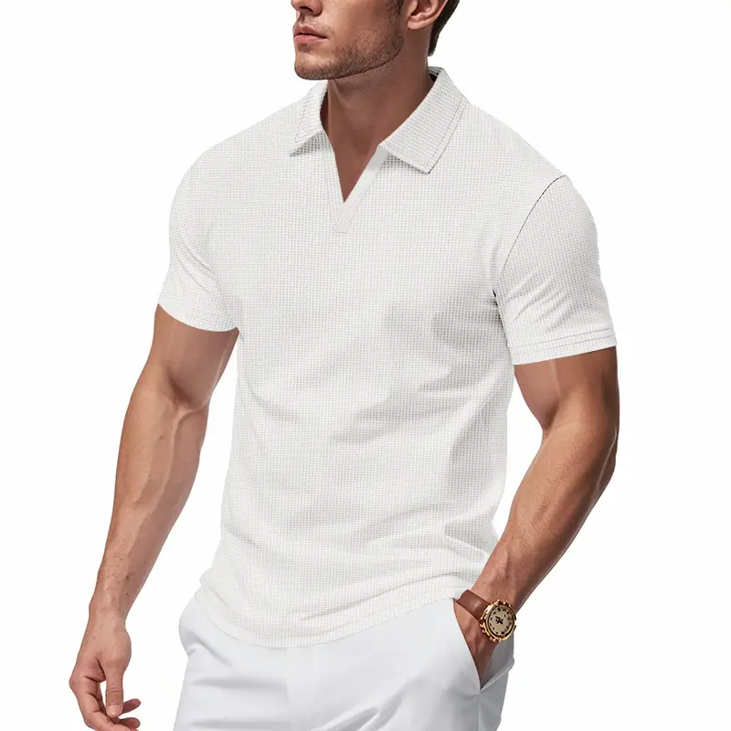 Men's 2025 Summer Polo Shirt Loose Casual Sports Jersey Short Sleeve — feature 24