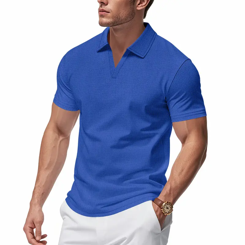 Men's 2025 Summer Polo Shirt Loose Casual Sports Jersey Short Sleeve — feature 4
